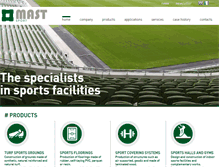 Tablet Screenshot of mastsport.com